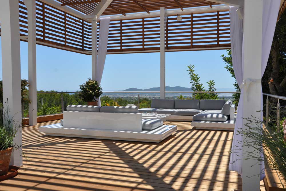 villa ibiza uitzicht